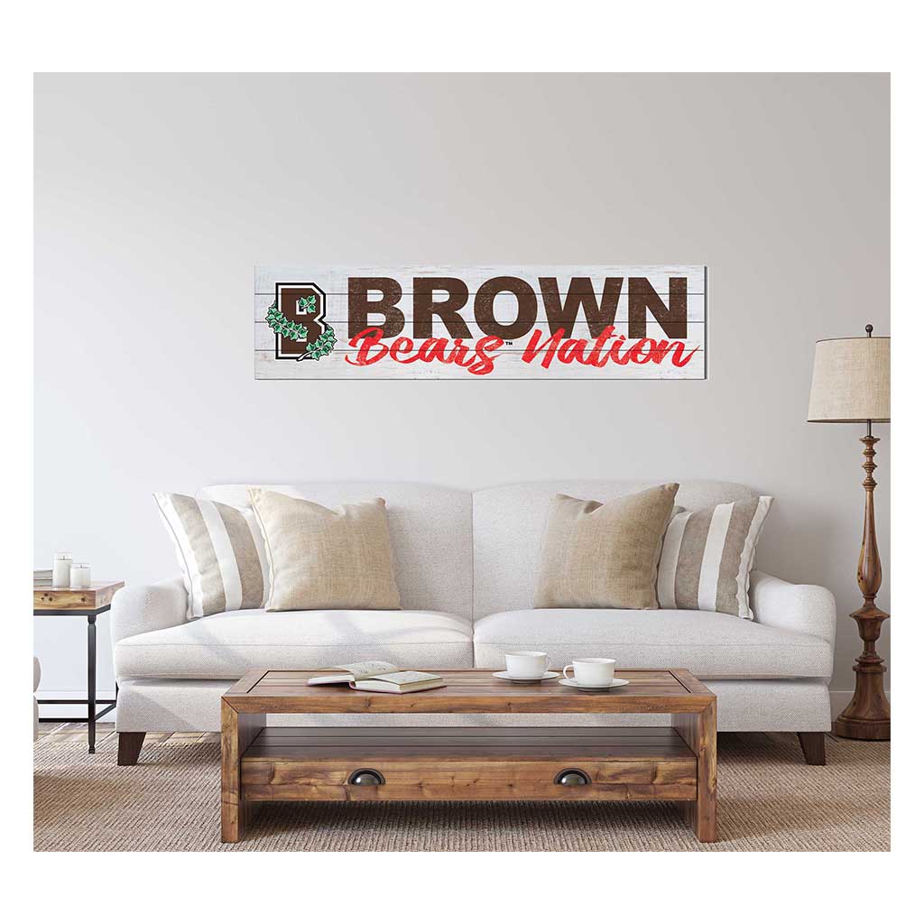 40x10 Sign With Logo Brown Bears