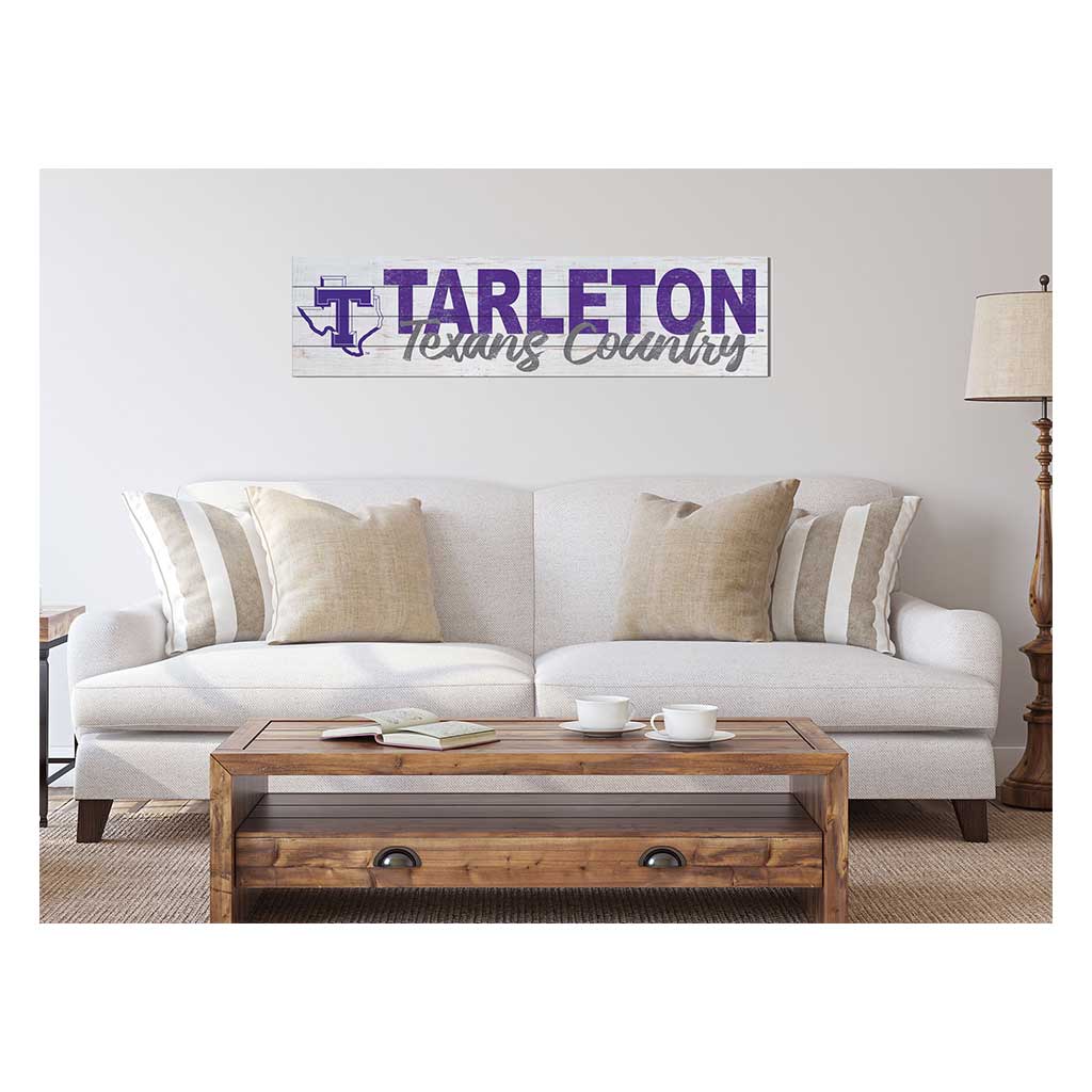 40x10 Sign With Logo Tarleton State University Texans