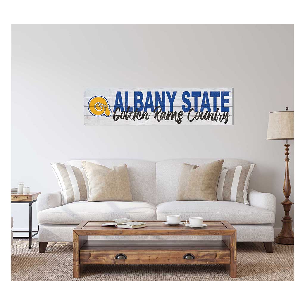 40x10 Sign With Logo Albany State University Golden Rams