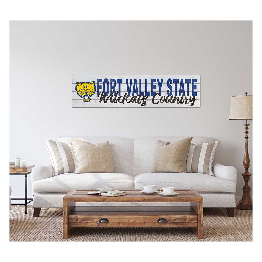 40x10 Sign With Logo Fort Valley State Wildcats