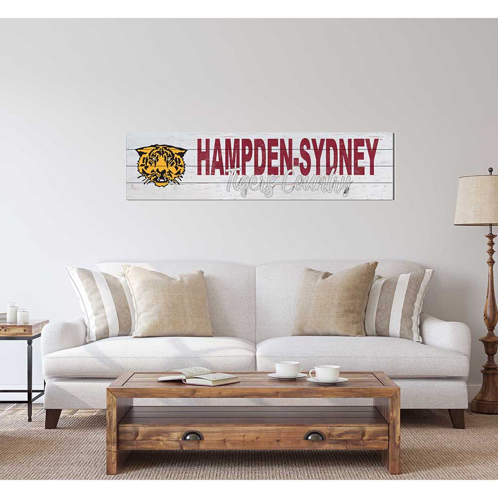 40x10 Sign With Logo Hampden-Sydney College Tigers