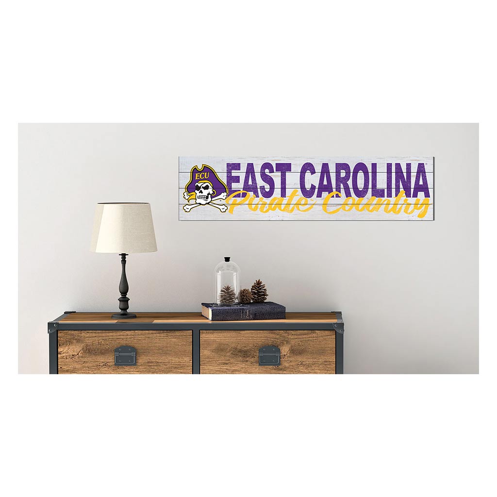 40x10 Sign With Logo East Carolina Pirates