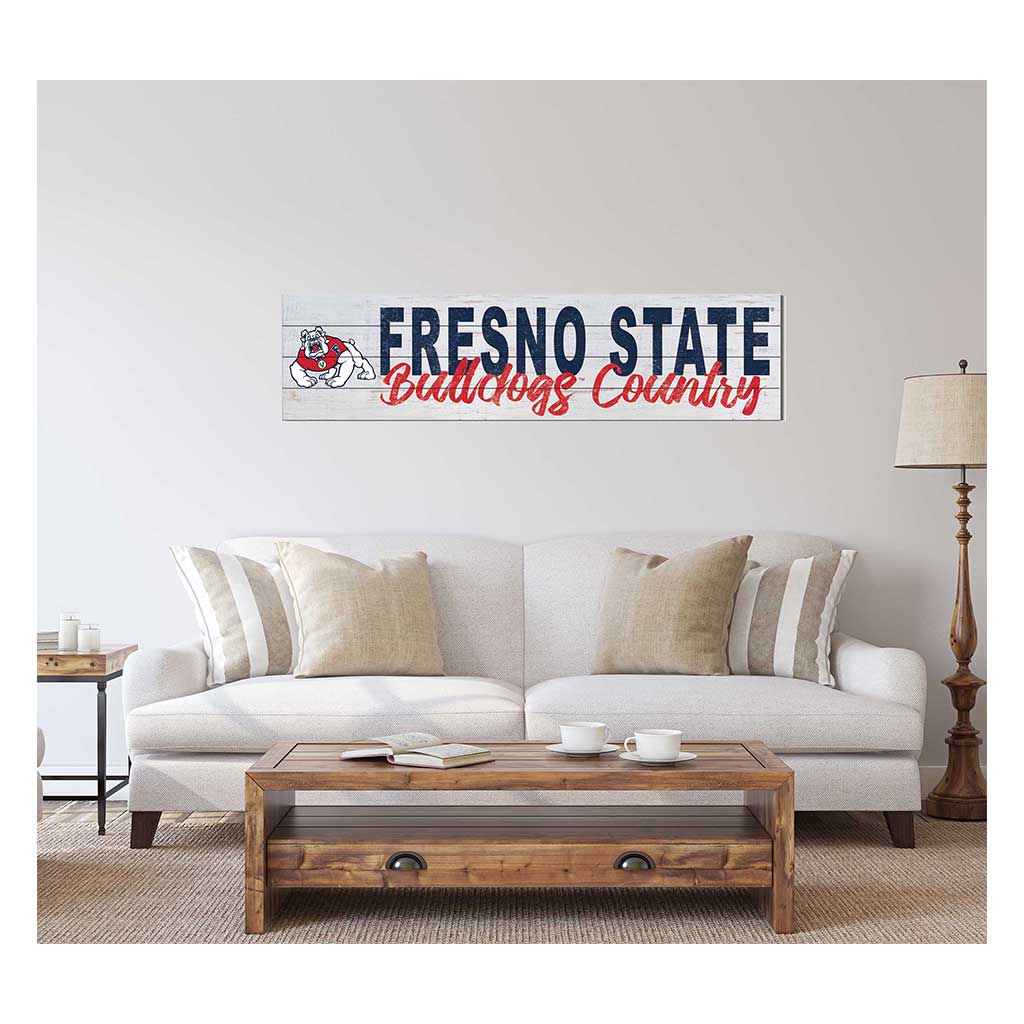 40x10 Sign With Logo Fresno State Bulldogs