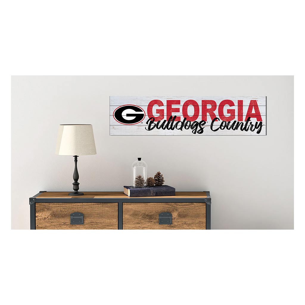 40x10 Sign With Logo Georgia Bulldogs