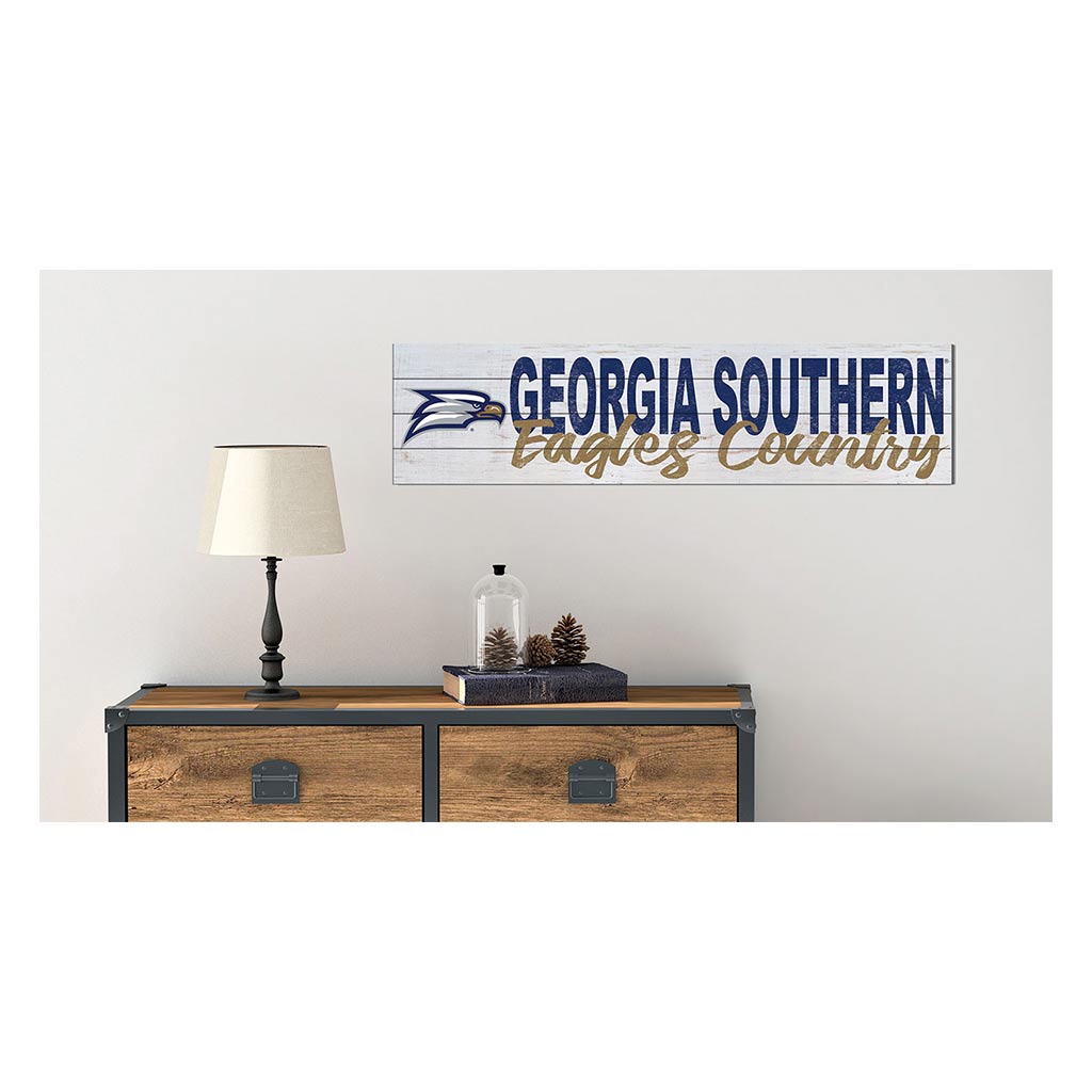 40x10 Sign With Logo Georgia Southern Eagles