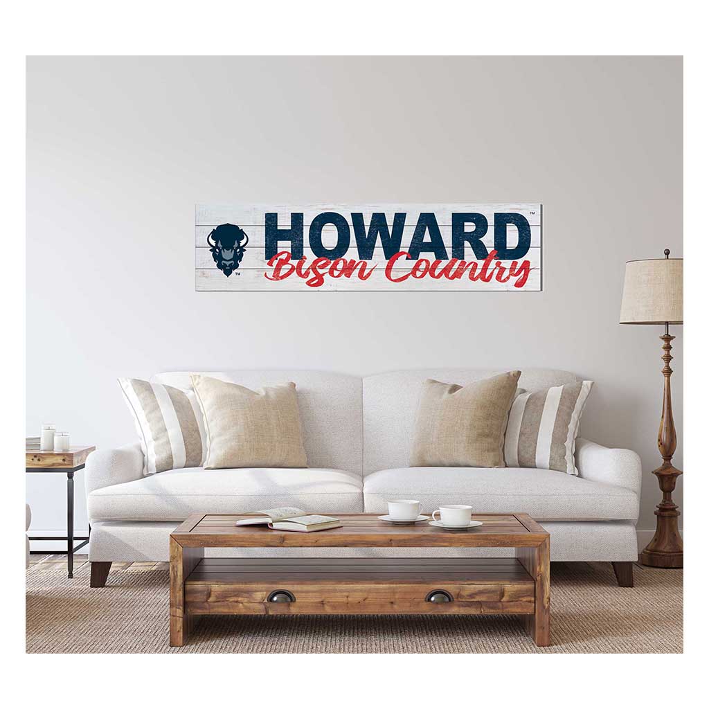 40x10 Sign With Logo Howard Bison