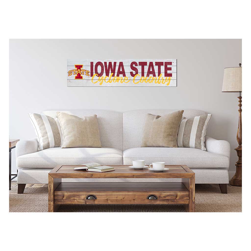 40x10 Sign With Logo Iowa State Cyclones