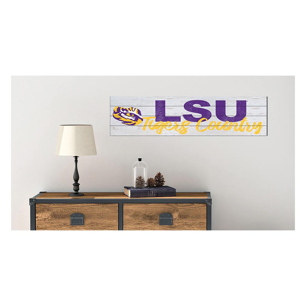 40x10 Sign With Logo LSU Fighting Tigers