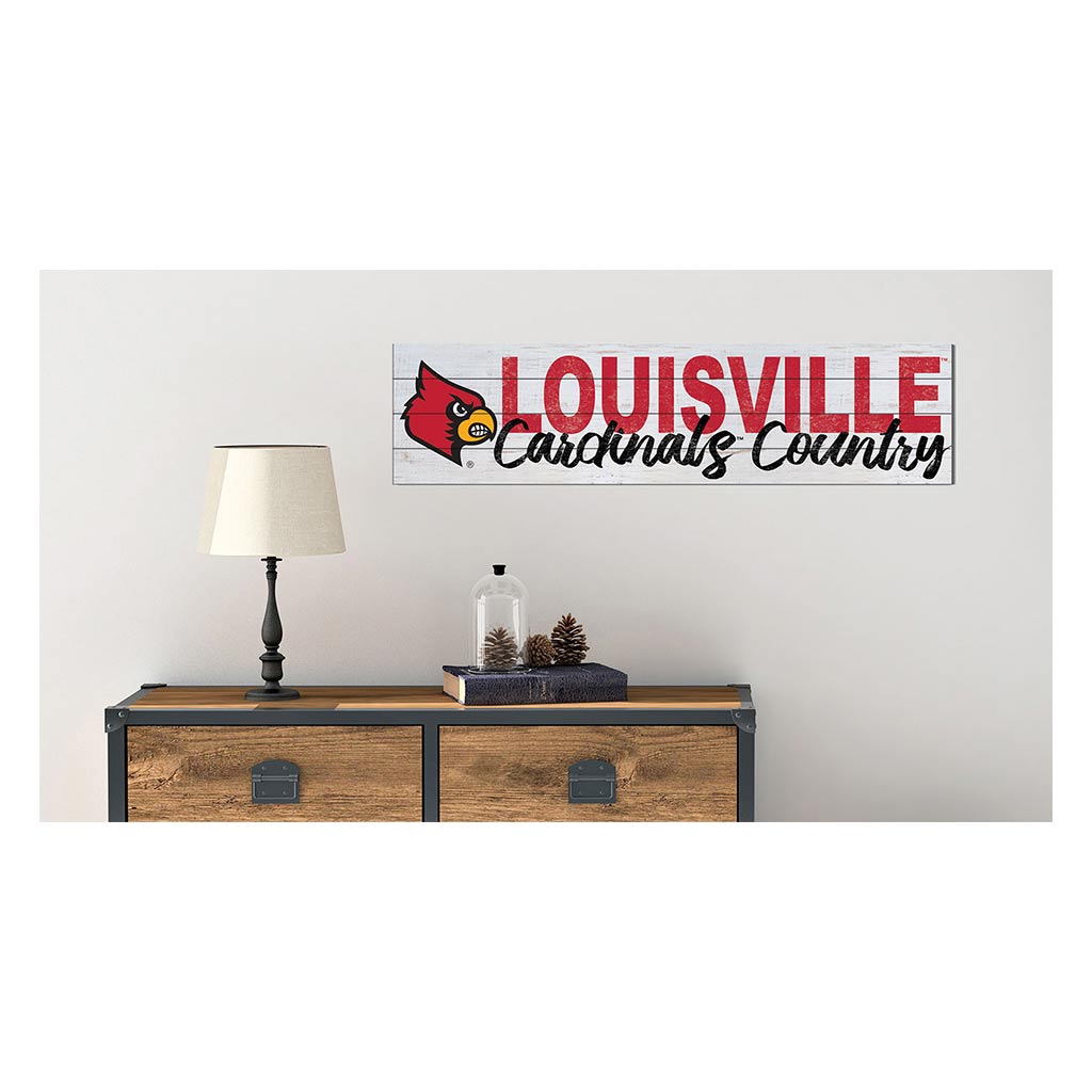 40x10 Sign With Logo Louisville Cardinals