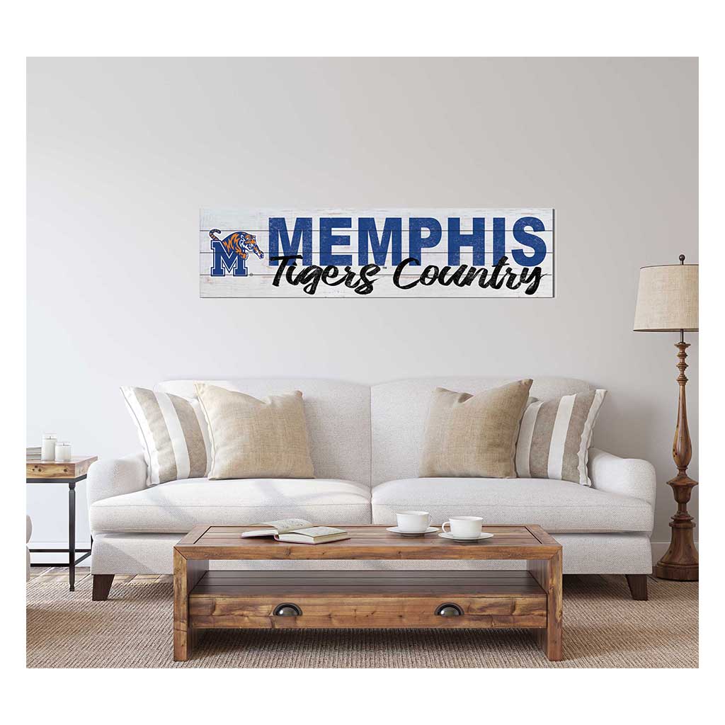 40x10 Sign With Logo Memphis Tigers