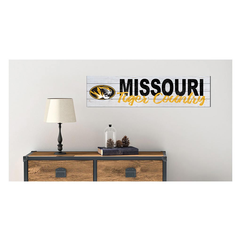 40x10 Sign With Logo Missouri Tigers