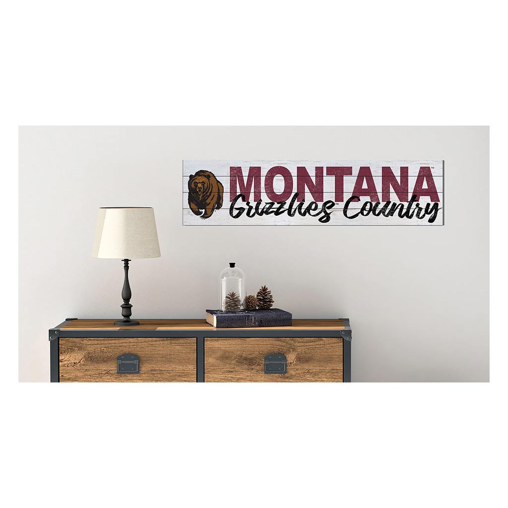 40x10 Sign With Logo Montana Grizzlies