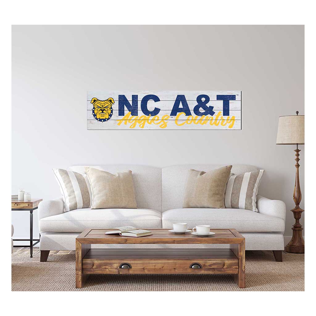 40x10 Sign With Logo North Carolina A&T Aggies