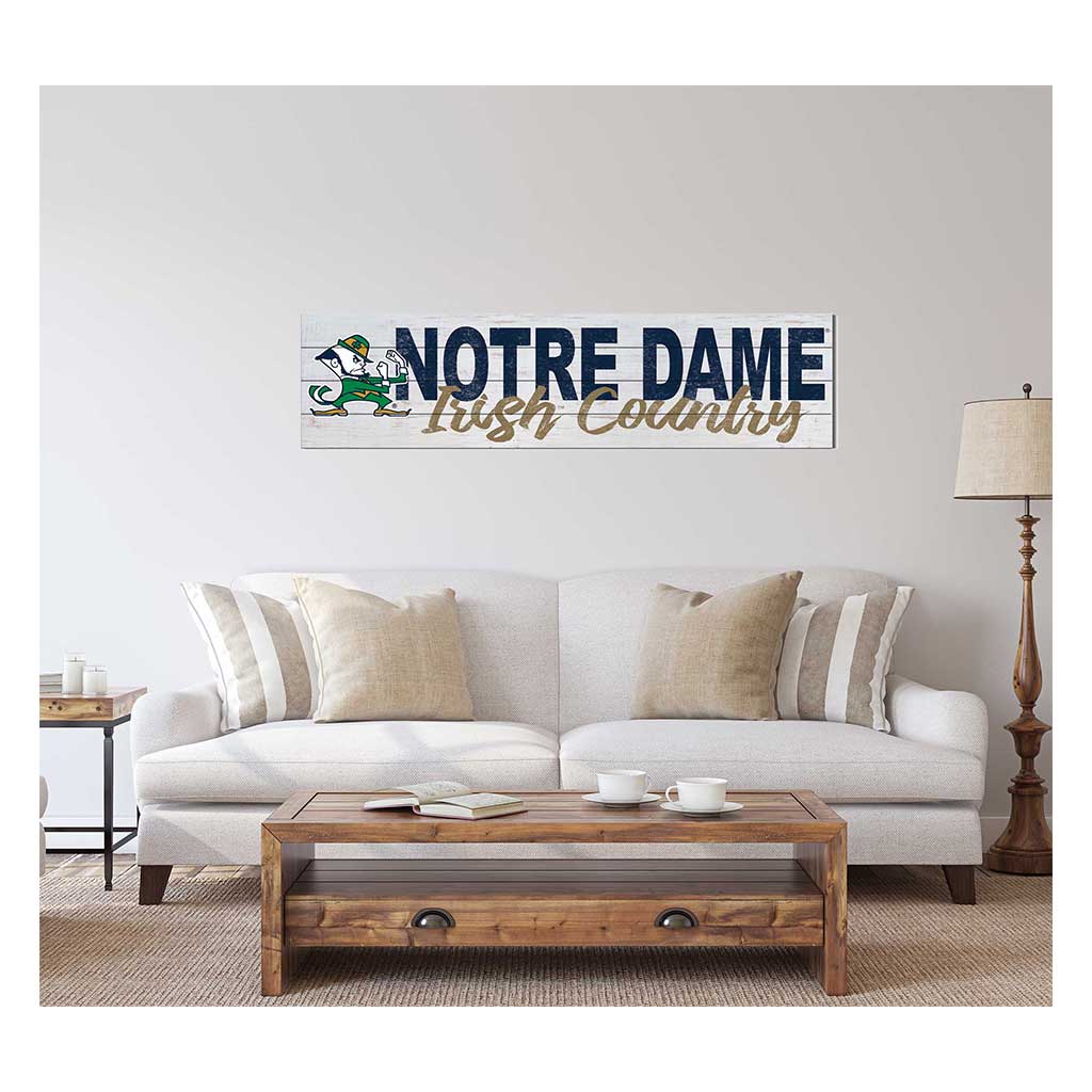 40x10 Sign With Logo Notre Dame Fighting Irish