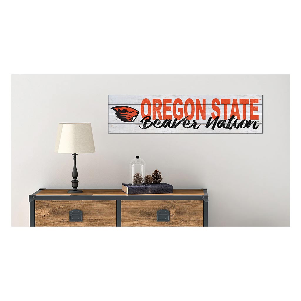 40x10 Sign With Logo Oregon State Beavers