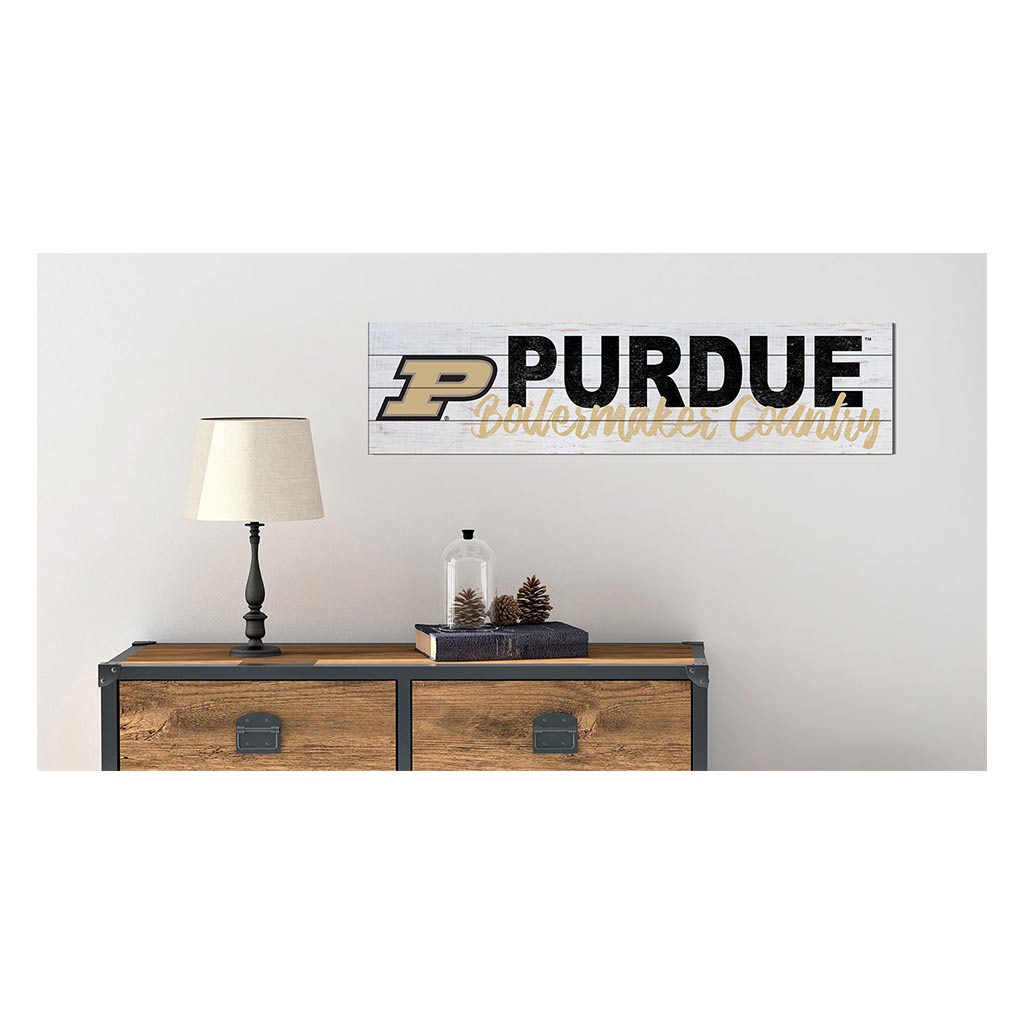 40x10 Sign With Logo Purdue Boilermakers