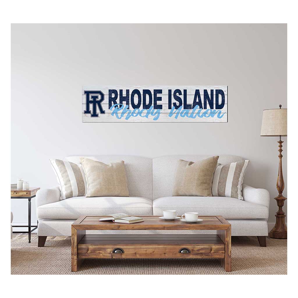 40x10 Sign With Logo Rhode Island Rams