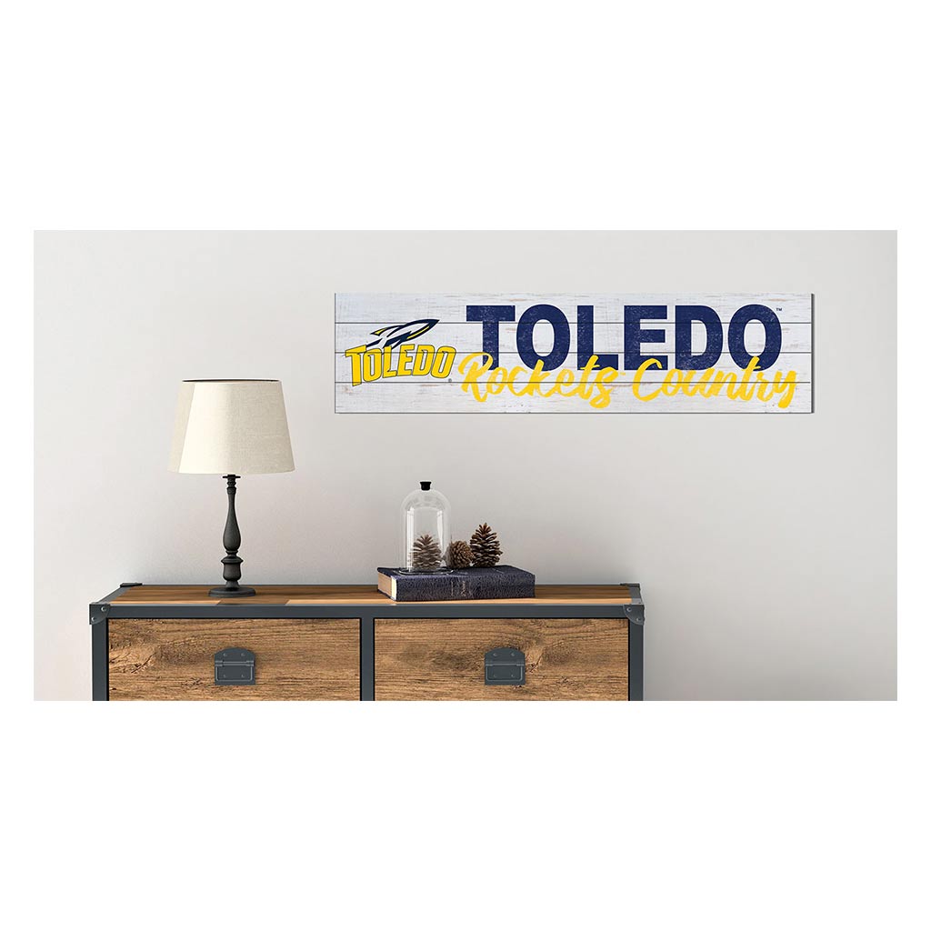 40x10 Sign With Logo Toledo Rockets