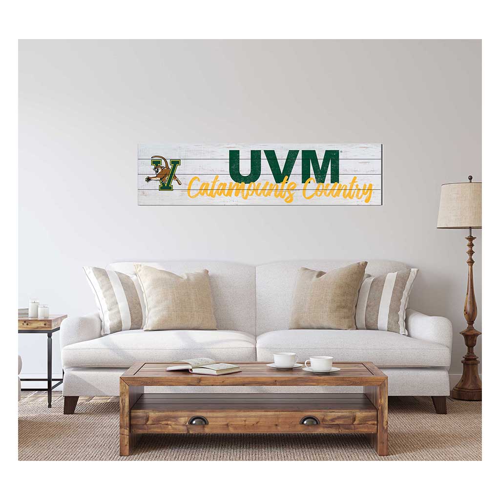 40x10 Sign With Logo Vermont Catamounts