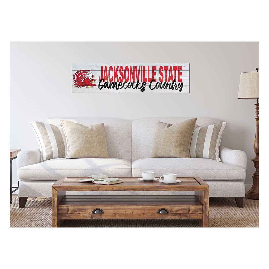 40x10 Sign With Logo Jacksonville State Gamecocks