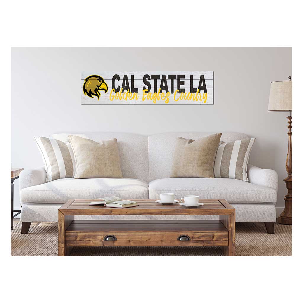 40x10 Sign With Logo California State - Los Angeles GOLDEN EAGLES