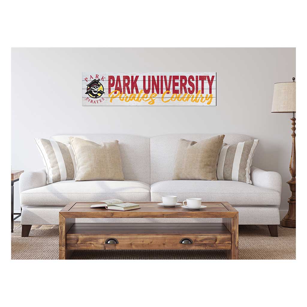 40x10 Sign With Logo Park University Pirates