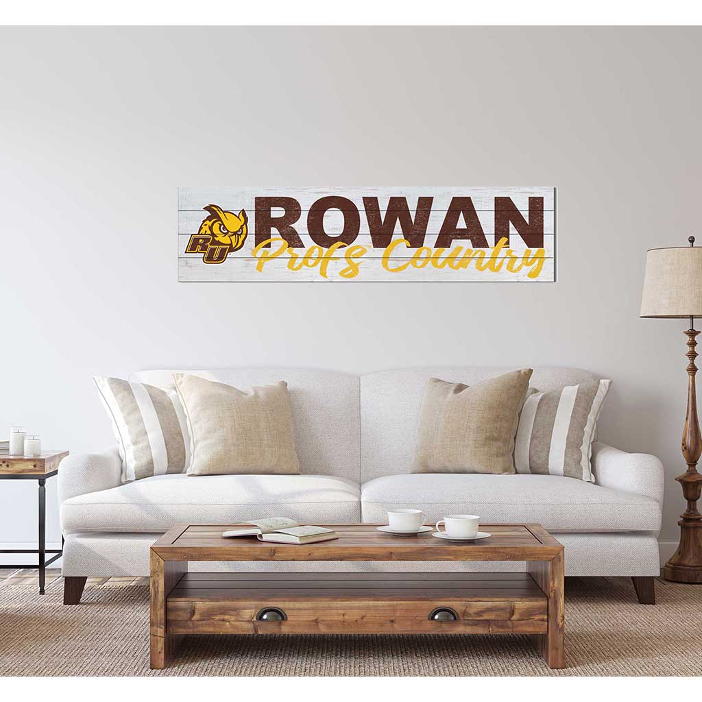 40x10 Sign With Logo Rowan University Profs