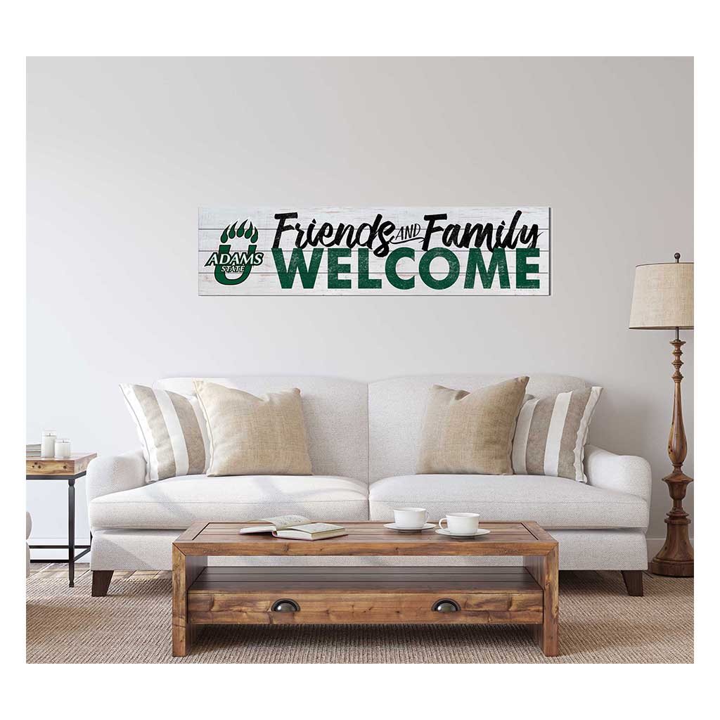 40x10 Sign Friends Family Welcome Adams State Grizzlies Grizzlies