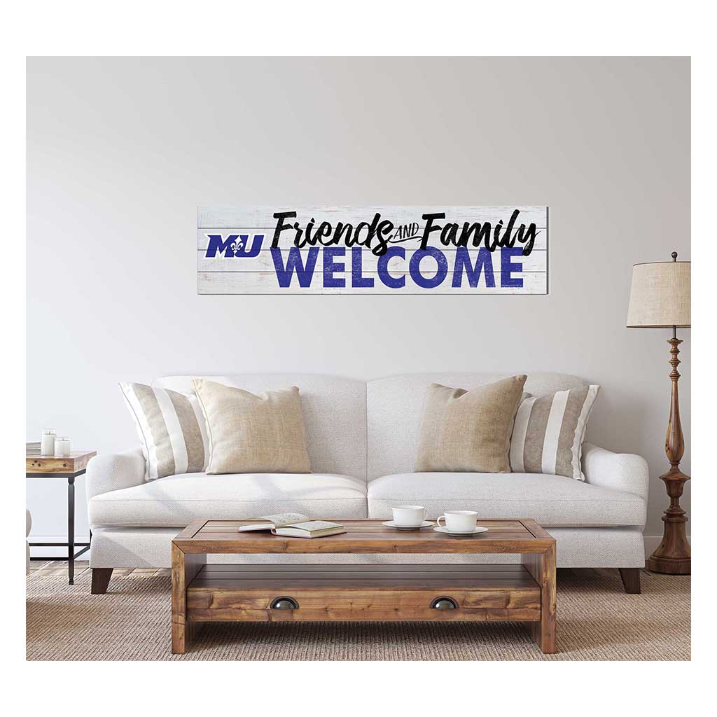 40x10 Sign Friends Family Welcome Marymount University Saints