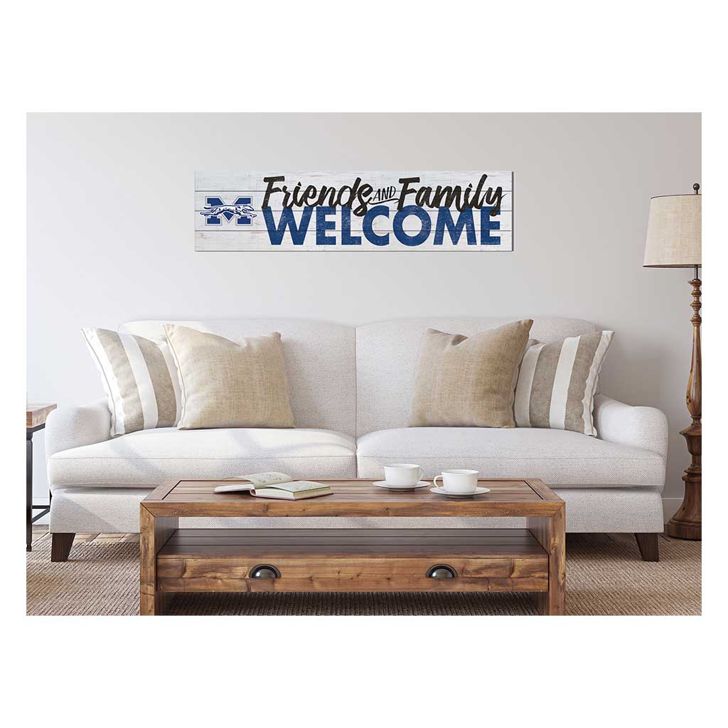 40x10 Sign Friends Family Welcome Moravian College Greyhounds