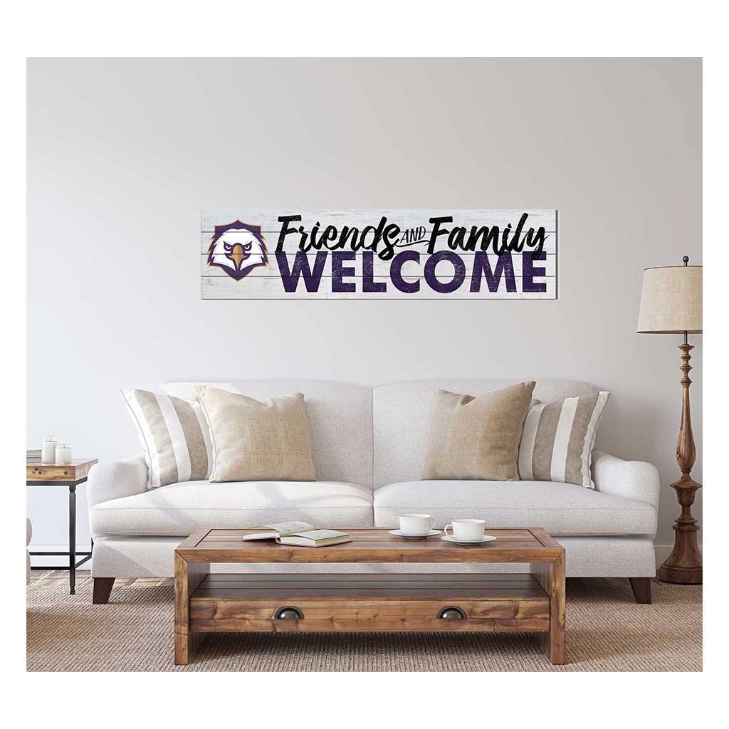 40x10 Sign Friends Family Welcome Nazareth University Goldne Flyers