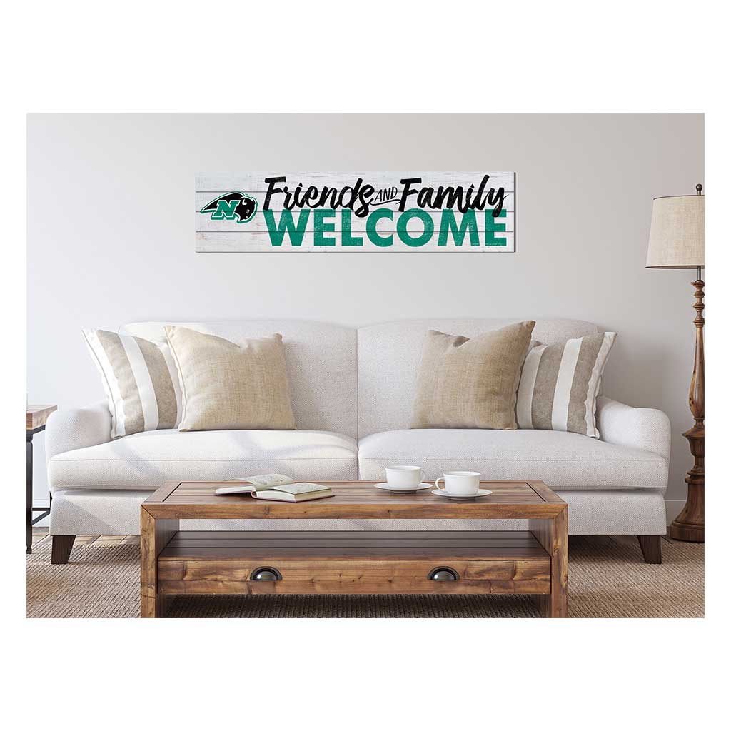 40x10 Sign Friends Family Welcome Nichols College Bison