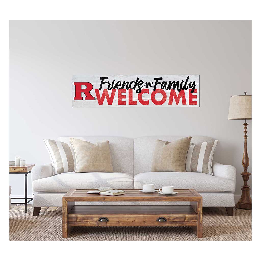 40x10 Sign Friends Family Welcome Rutgers - Newark