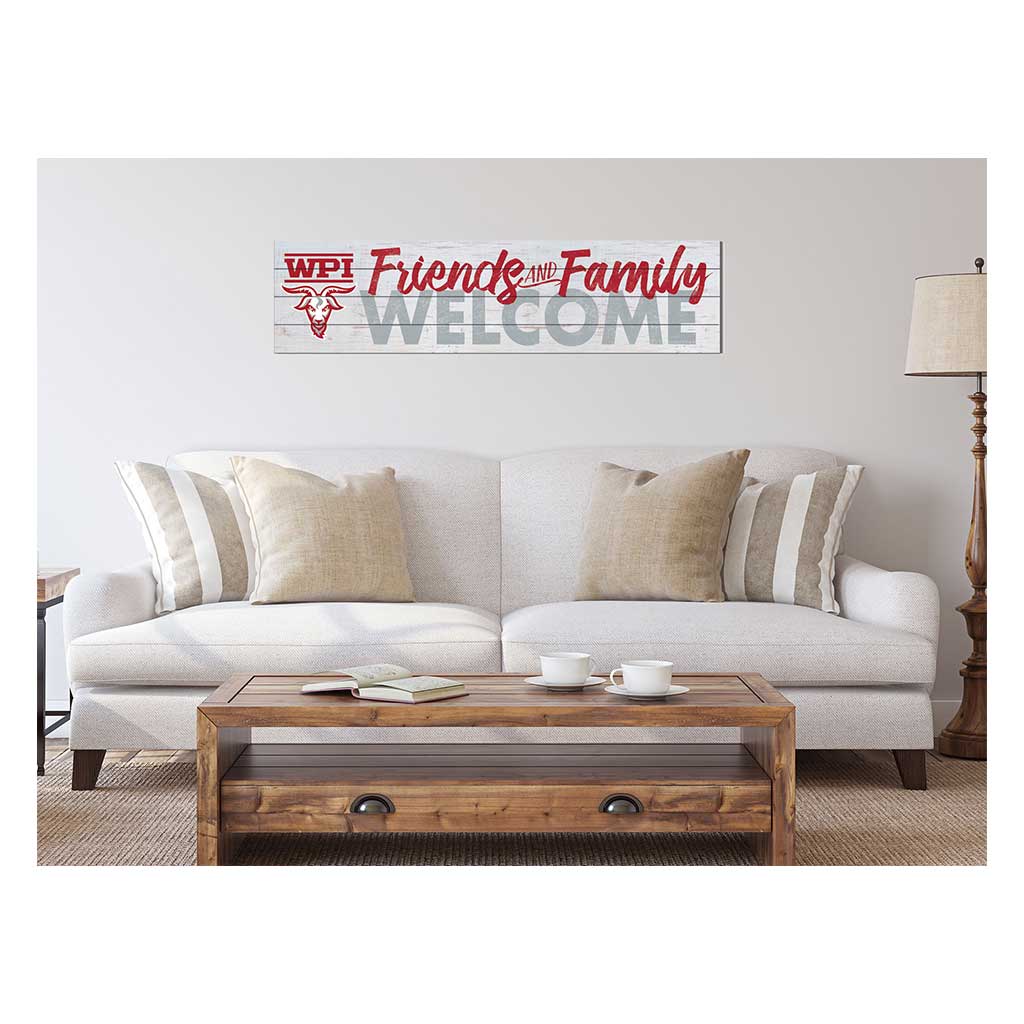 40x10 Sign Friends Family Welcome Worcester Polytechnic Institute Engineers