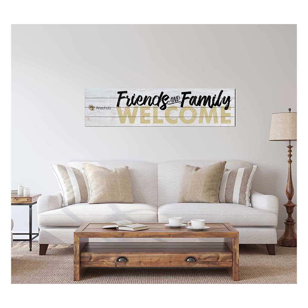 40x10 Sign Friends Family Welcome University of Colorado -  Anschutz Buffalo