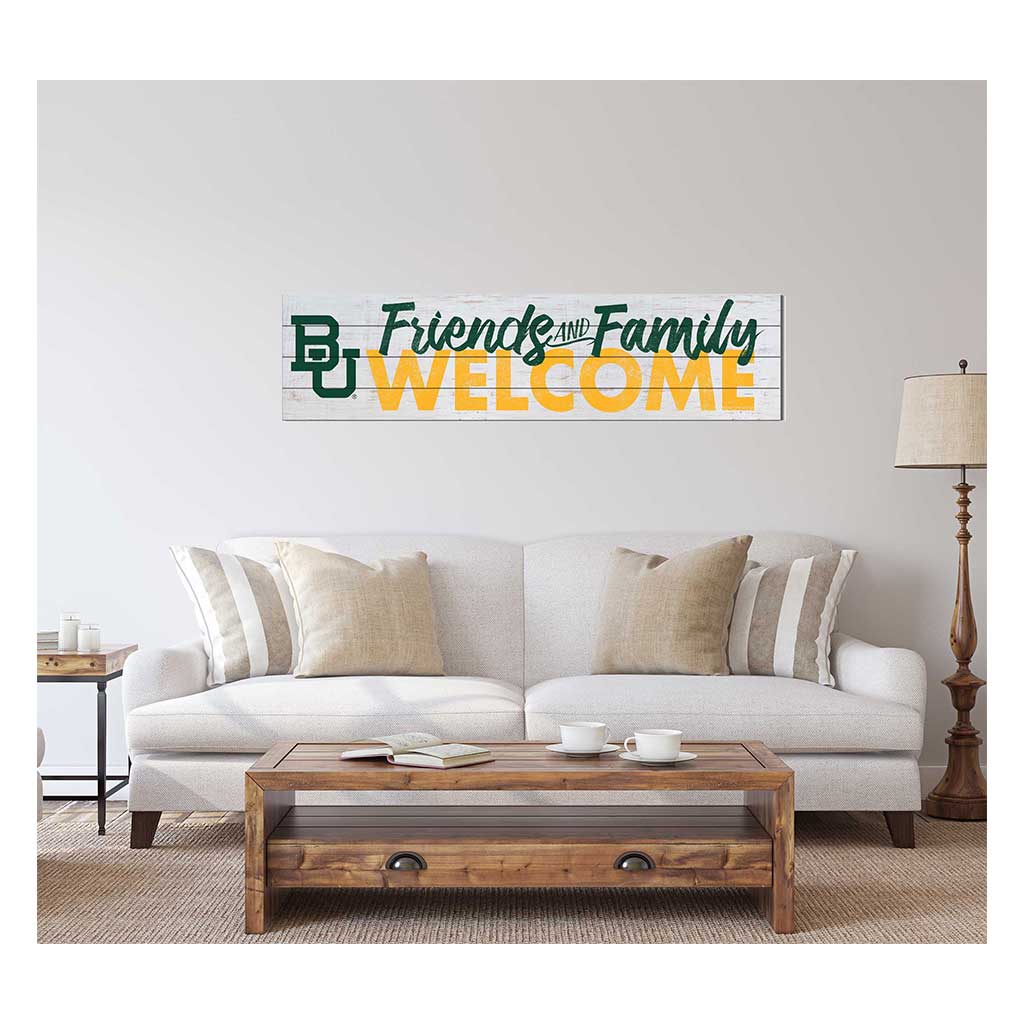 40x10 Sign Friends Family Welcome Baylor Bears