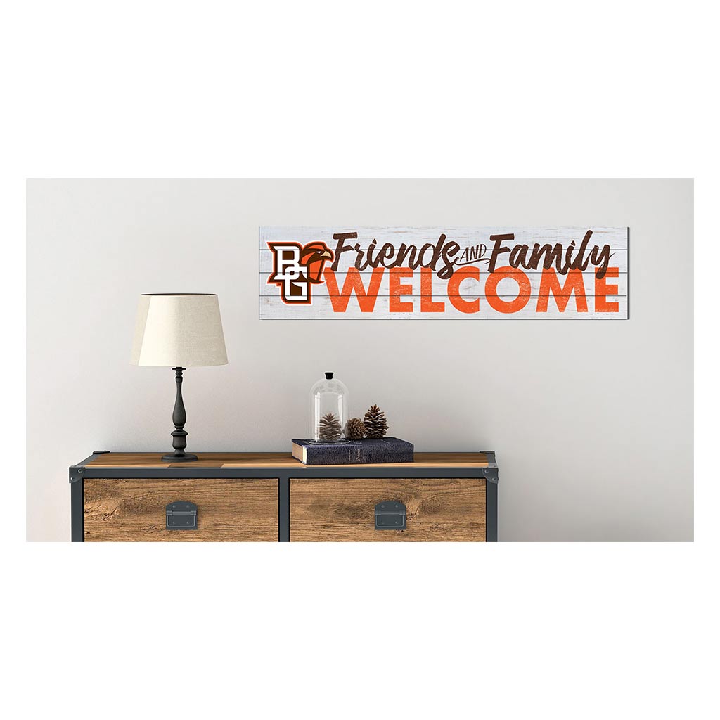 40x10 Sign Friends Family Welcome Bowling Green Falcons