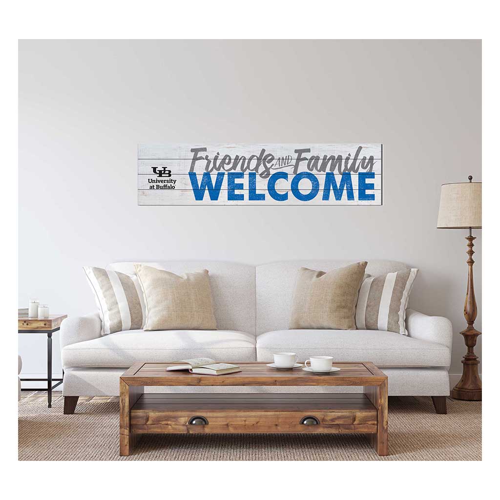 40x10 Sign Friends Family Welcome University at Buffalo