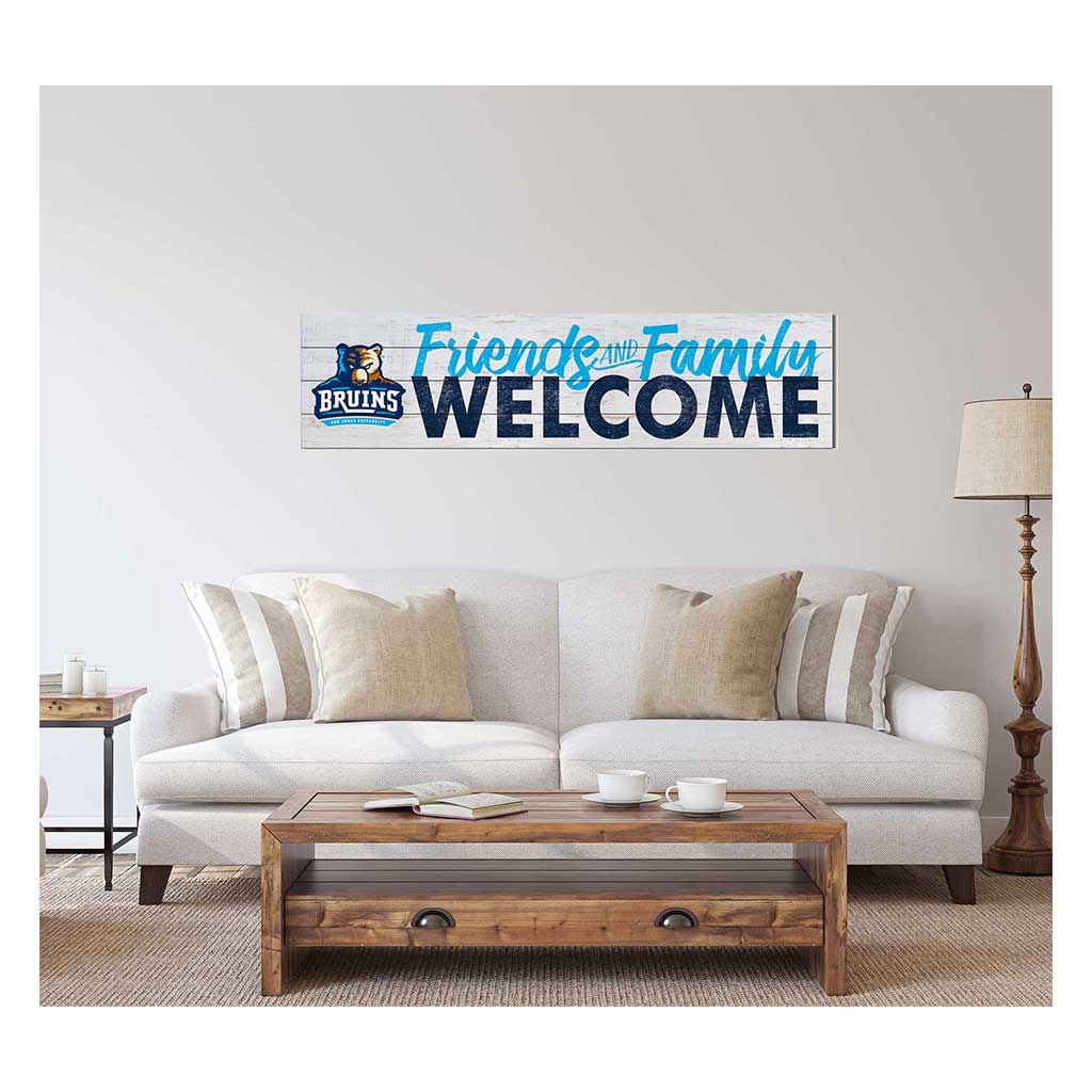 40x10 Sign Friends Family Welcome Bob Jones University Bruins