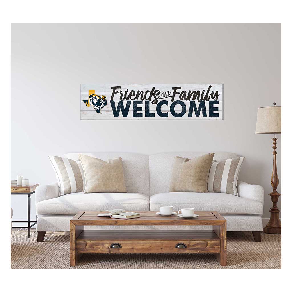 40x10 Sign Friends Family Welcome East Texas Baptist Tigers