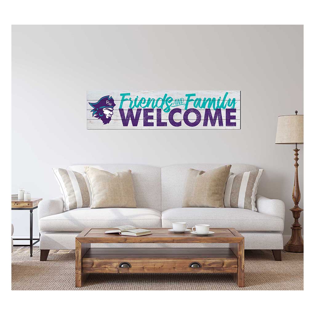 40x10 Sign Friends Family Welcome Florida Southwestern State Buccaneers