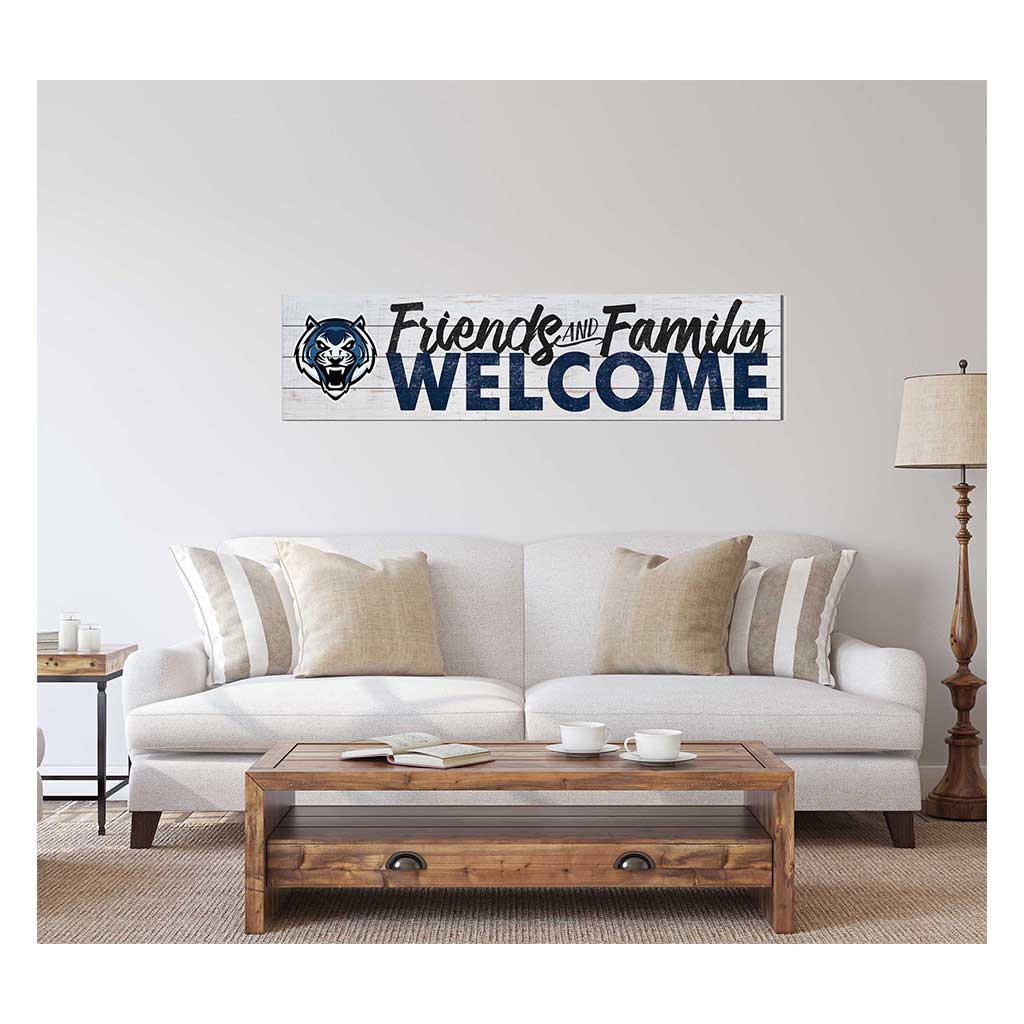 40x10 Sign Friends Family Welcome Lincoln University Blue Tigers