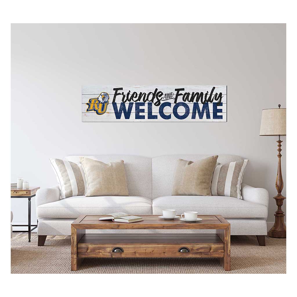 40x10 Sign Friends Family Welcome Reinhardt University Eagles