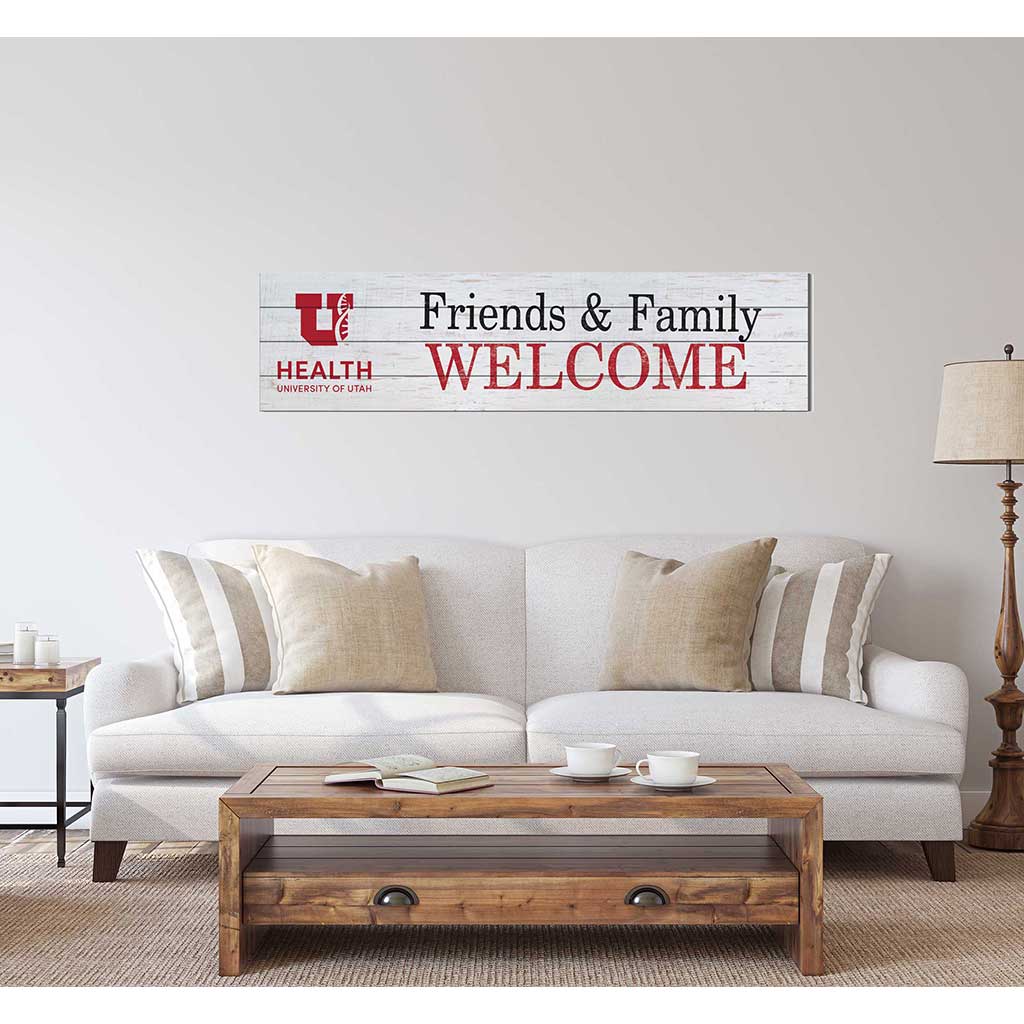 40x10 Sign Friends Family Welcome University of Utah Health