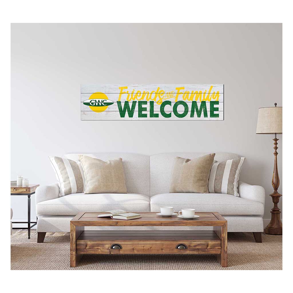 40x10 Sign Friends Family Welcome Golden West Coast College Rustlers