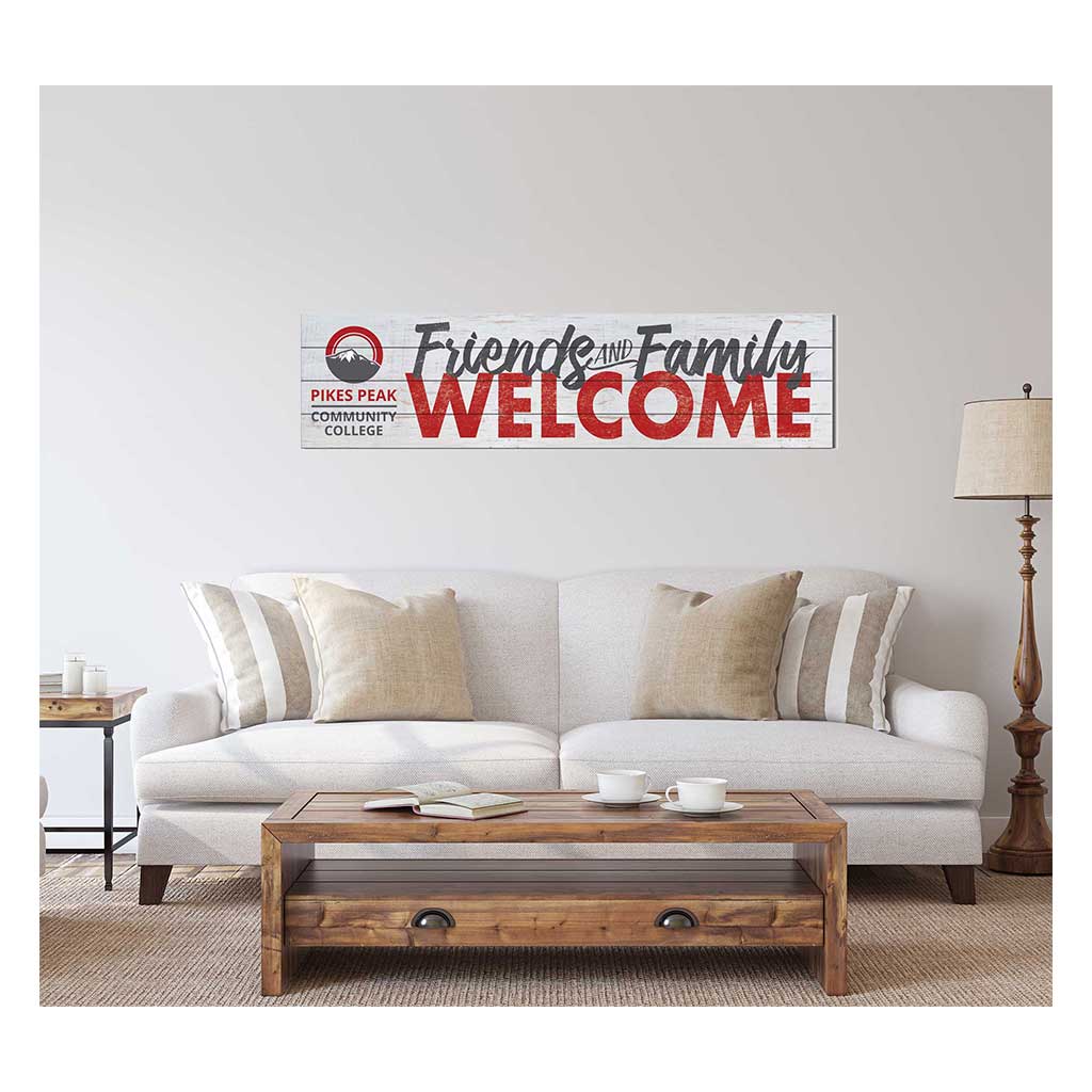 40x10 Sign Friends Family Welcome Pikes Peak Community College Aardvarks