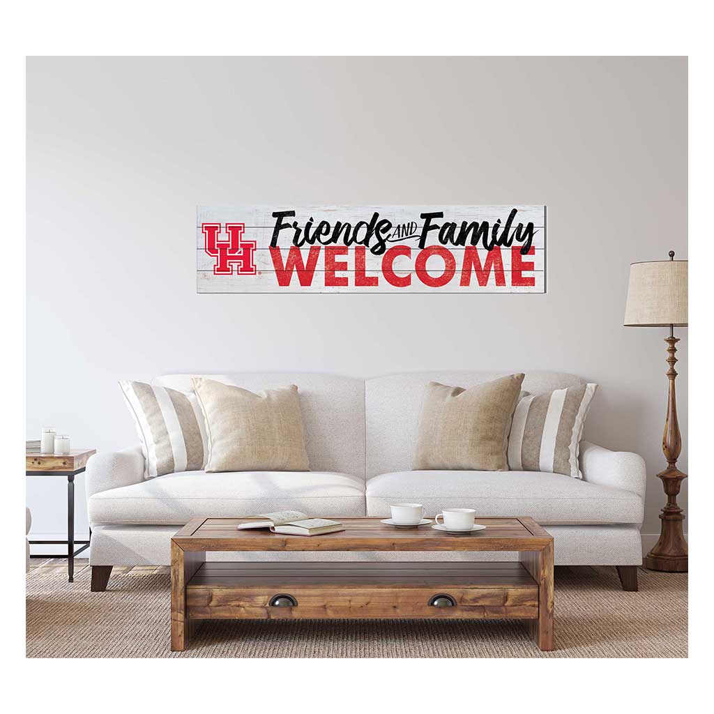 40x10 Sign Friends Family Welcome Houston Cougars