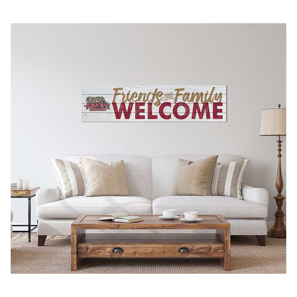 40x10 Sign Friends Family Welcome Lafayette College Leopards