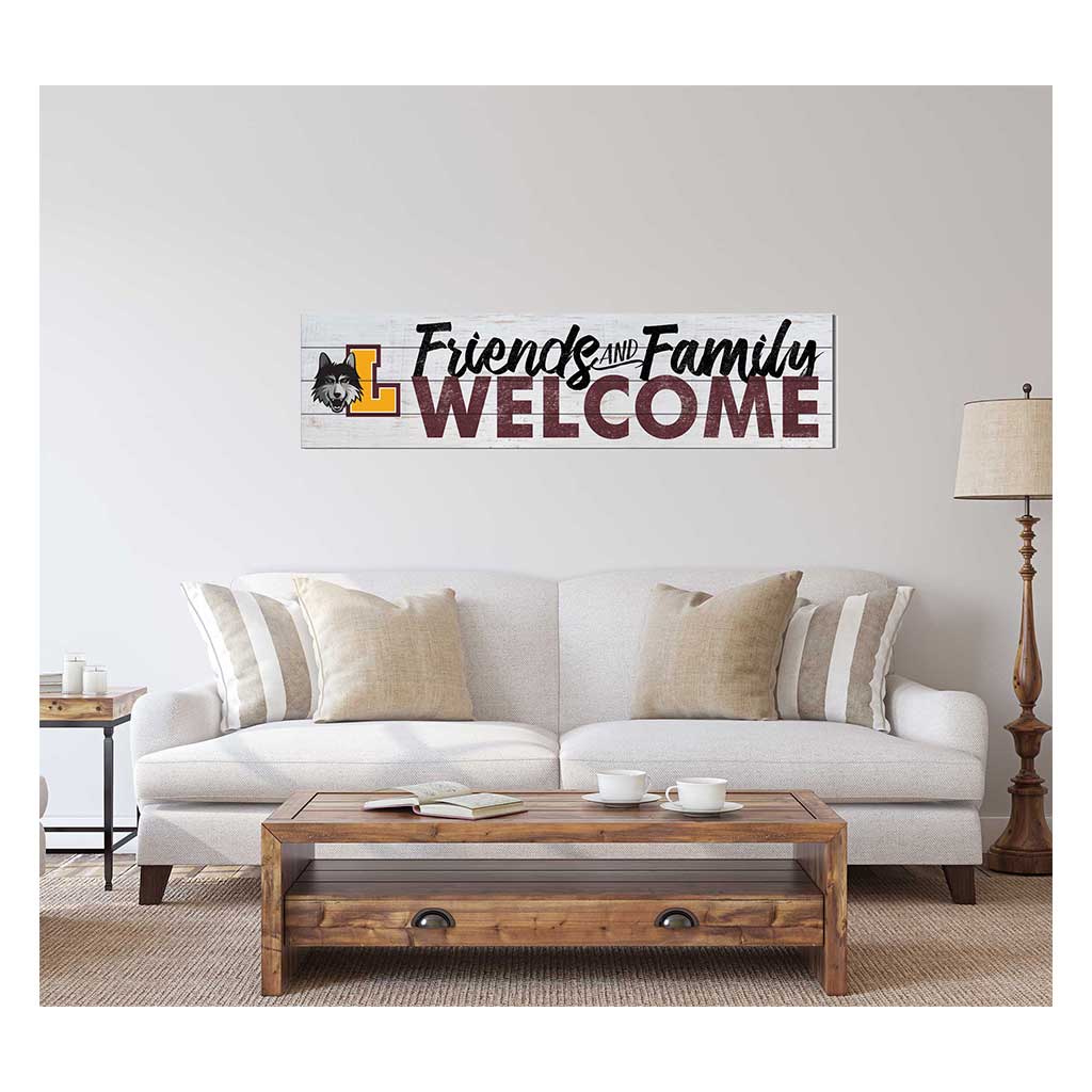 40x10 Sign Friends Family Welcome Loyola Chicago Ramblers