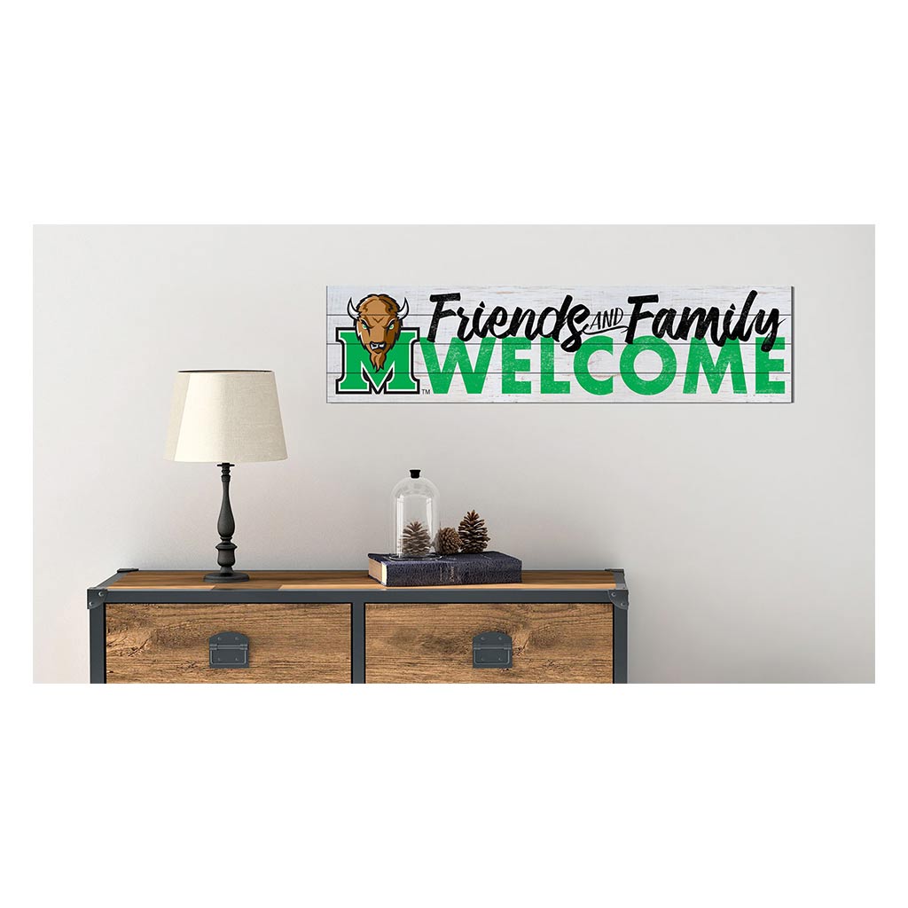 40x10 Sign Friends Family Welcome Marshall Thundering Herd